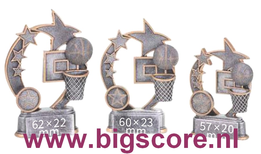 Basketbal Resinbeeld BSST 39411-39413